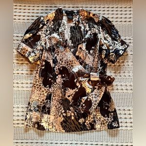 Bcbg side bow blouse for women XS